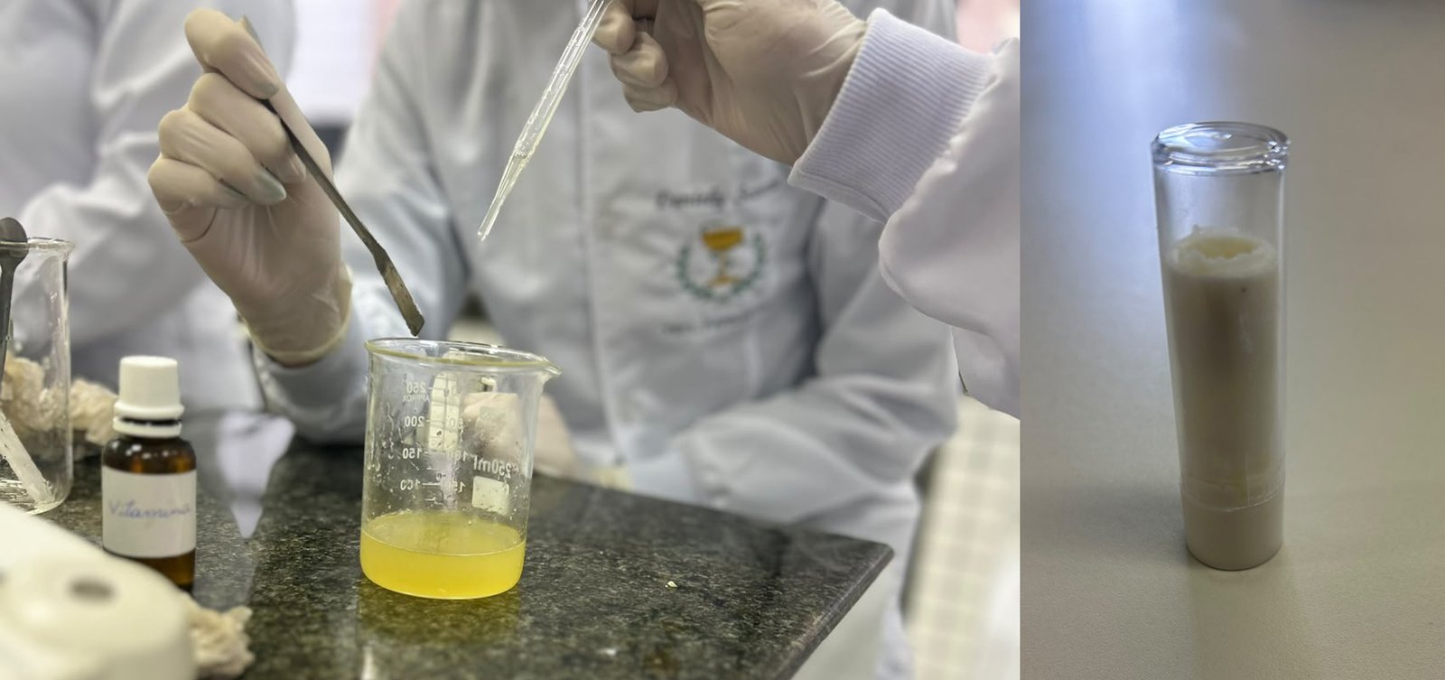 Unisep recebe alunos do Colégio Reinaldo Sass para atividade prática de Farmácia